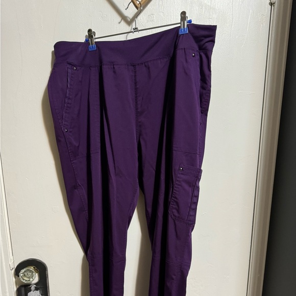 Purple Label scrubs, new pants never worn, size XL in color Eggplant (purple) - Picture 1 of 3